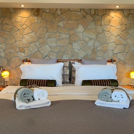 Doormat# Wait 'N Sea, Jacuzzi, Luxury Stone House Apartment Epanomi Exterior photo