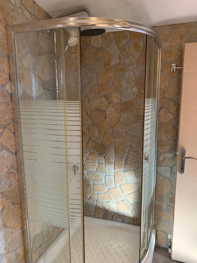 Doormat# Wait 'N Sea, Jacuzzi, Luxury Stone House Apartment Epanomi Exterior photo