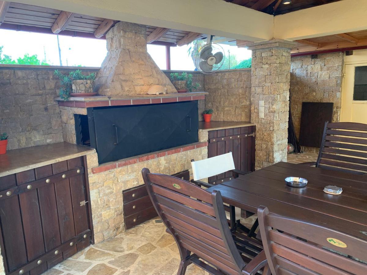 Doormat# Wait 'N Sea, Jacuzzi, Luxury Stone House Apartment Epanomi Exterior photo