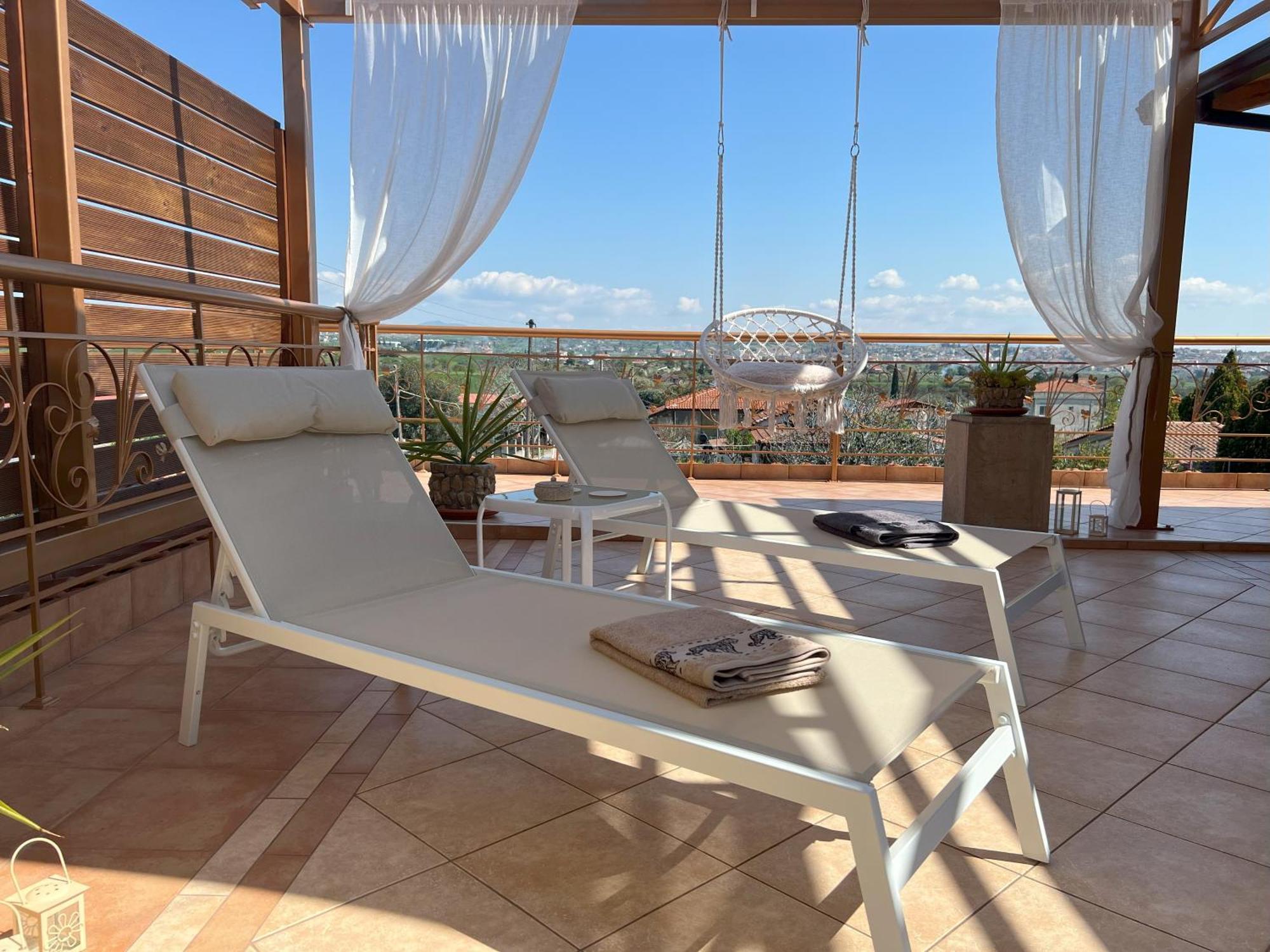 Doormat# Wait 'N Sea, Jacuzzi, Luxury Stone House Apartment Epanomi Exterior photo
